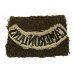 Cameronians The Scottish Rifles (CAMERONIANS) WW2 Cloth Shoulder Title