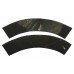 Pair of Notts & Derby Regiment The Sherwood Foresters (FORESTERS) WW2 Printed Shoulder Titles