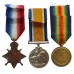 WW1 Aubers Ridge Casualty 1914 Mons Star Trio - Pte. J. Smyth, 1st Bn. Seaforth Highlanders - K.I.A. 9/5/15