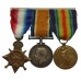 WW1 1914-15 Star Medal Trio - Pte. W. Thackery, 5th Bn. York & Lancs Regiment