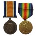 WW1 British War Medal, Victory Medal and Memorial Plaque - Pte. B. Bodman, 7th Bn. Royal Fusiliers - K.I.A. 13/11/1916