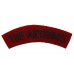 591st Independent Field Squadron Royal Engineers (THE ANTRIMS) Cloth Shoulder Title