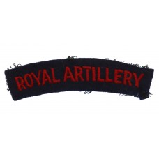 Royal Artillery (ROYAL ARTILLERY) Cloth Shoulder Title
