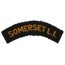 Somerset Light Infantry (SOMERSET L.I.) Cloth Shoulder Title