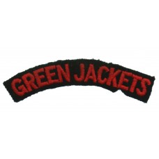 Royal Green Jackets (GREEN JACKETS) Cloth Shoulder Title