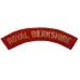 Royal Berkshire Regiment (ROYAL BERKSHIRE) Cloth Shoulder Title