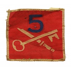 5th Infantry Brigade Silk Embroidered Formation Sign