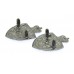 Pair of Teesside Constabulary Collar Badges - Queen's Crown