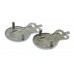 Pair of Durham County Constabulary Collar Badges - Queen's Crown
