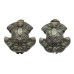 Pair of Durham County Constabulary Collar Badges 