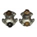 Pair of Durham County Constabulary Collar Badges 