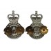 Pair of Durham Constabulary Collar Badges - Queen's Crown