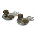 Pair of Durham Constabulary Collar Badges - Queen's Crown