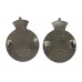 Pair of Monmouthshire Constabulary Enamelled Collar/Epaulette Badges
