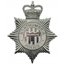 Northumbria Police Helmet Plate - Queen's Crown