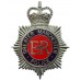 Greater Manchester Police Enamelled Helmet Plate - Queen's Crown