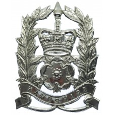 Hampshire Constabulary Constables Helmet Plate - Queen's Crown