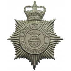 Cambridgeshire Constabulary Helmet Plate - Queen's Crown