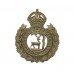 Berkshire Constabulary White Metal Collar Badge - King's Crown