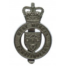 West Mercia Constabulary Cap Badge - Queen's Crown