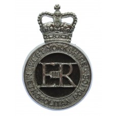 West Yorkshire Metropolitan Police Cap Badge - Queen's Crown