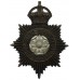 Lancashire Constabulary Night Helmet Plate - King's Crown