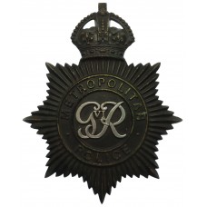 George VI Metropolitan Police Night Helmet Plate