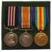 WW1 Military Medal, British War Medal and Victory Medal Group of Three - Pte. R.W. Heslop, 10th Bn. Manchester Regiment