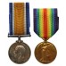 WW1 Somme Casualty British War Medal, Victory Medal and Memorial Plaque - Pte. W. Parkinson, 10th Bn. York & Lancaster Regiment - K.I.A. 1st-3rd July 1916