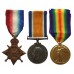 WW1 Battle of the Somme Casualty 1914-15 Star Medal Trio - Pte. A.E. Lewin, 10th Bn. York & Lancaster Regiment - K.I.A. 1st-3rd July 1916