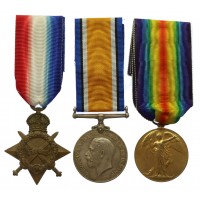 WW1 1914-15 Star Medal Trio - Sepoy Nadar Khan, 92nd Punjabis