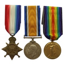 WW1 1914-15 Star Medal Trio - Sepoy Nadar Khan, 92nd Punjabis