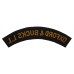 Oxfordshire & Buckinghamshire Light Infantry (OXFORD & BUCKS L.I.) Cloth Shoulder Title