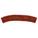 South Lancashire Regiment (SOUTH LANCASHIRE) Cloth Shoulder Title