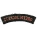 Royal Green Jackets (GREEN JACKETS) Cloth Shoulder Title