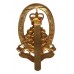 Queen's Lancashire Regiment Enamelled Cap Badge - Queen's Crown