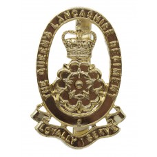Queen's Lancashire Regiment Anodised (Staybrite) Cap Badge