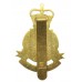 Queen's Lancashire Regiment Enamelled Cap Badge - Queen's Crown