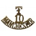 10th Territorial Bn Manchester Regiment (T/10/MANCHESTER) Shoulder Title