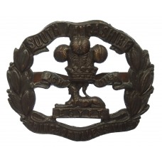 South Lancashire Regiment Officer's Service Dess Cap Badge