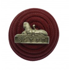 South Lancashire Regiment Officer's Cord Boss Cap Badge