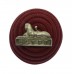 South Lancashire Regiment Officer's Cord Boss Cap Badge