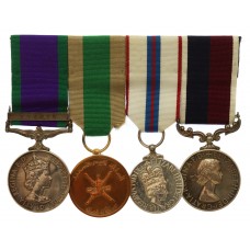 Campaign Service Medal (Clasp - Borneo) and RAF Long Service & Good Conduct Medal Group of Four - Cpl. K. Dutton, Royal Air Force