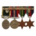 WW2 Far East Prisoner of War Territorial Efficiency Medal Group - Lieut. N.R. Parker, 88th Field Regt. Royal Artillery
