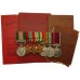 1936 IGS (North West Frontier 1936-37), WW2 and Long Service & Good Conduct Medal Group of Seven - W.O.Cl.2. W.T. Meek, Royal Artillery