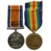 WW1 British War Medal, Victory Medal and Memorial Plaque - Pte. J. Cairns, 1st Bn. Royal Scots Fusiliers - K.I.A. 13/11/16