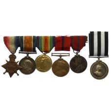 WW1 1914-15 Star Trio and St John Ambulance Brigade Medal Group of Six - Cpl. J.H. Buckby, Lincolnshire Yeomanry & S.J.A.B. 