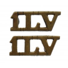 Pair of 1st Lancastrian Volunteers (ILV) Shoulder Titles