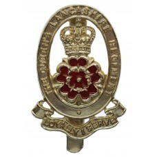 Queen's Lancashire Regiment Anodised (Staybrite) Cap Badge