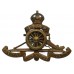 Royal Artillery (Revolving Wheel) Cap Badge - King's Crown